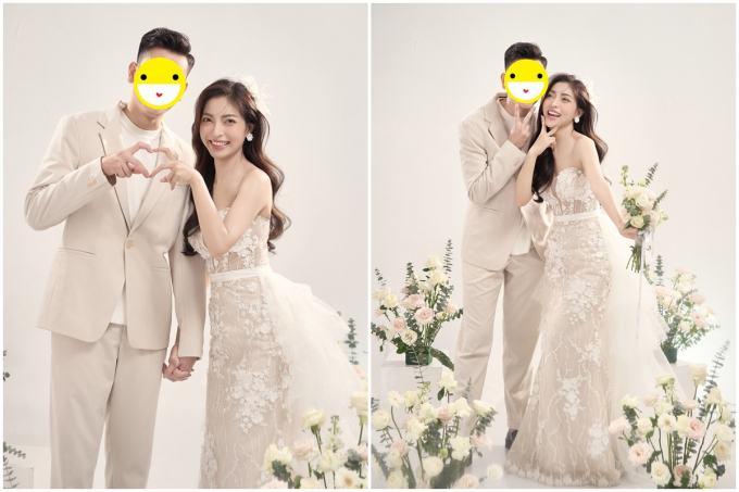 Netizen dành nhiều tò mò về chàng trai bên cạnh Nhật Lê trong bộ ảnh cưới mới này