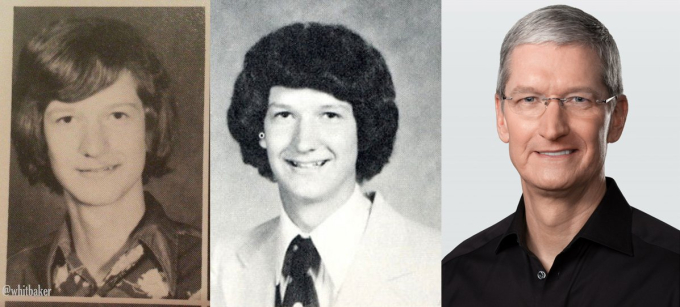 Hình ảnh thời trẻ của CEO Apple - Tim Cook