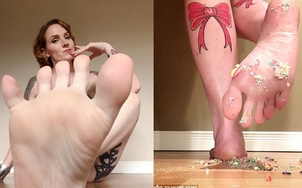 Jessica Gould và đôi chân của cô.