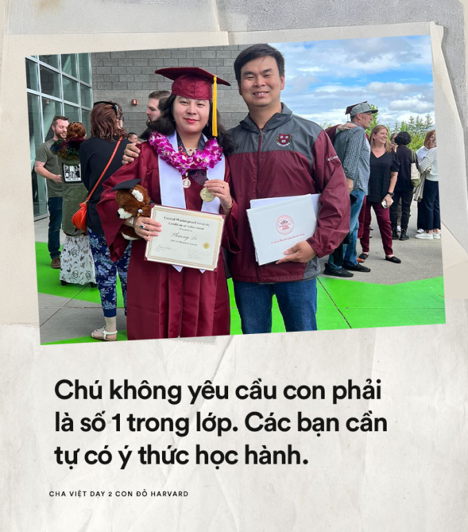 5 bí quyết của ông bố Việt giúp 2 con đỗ Thạc sĩ Harvard: Không biến trẻ thành 