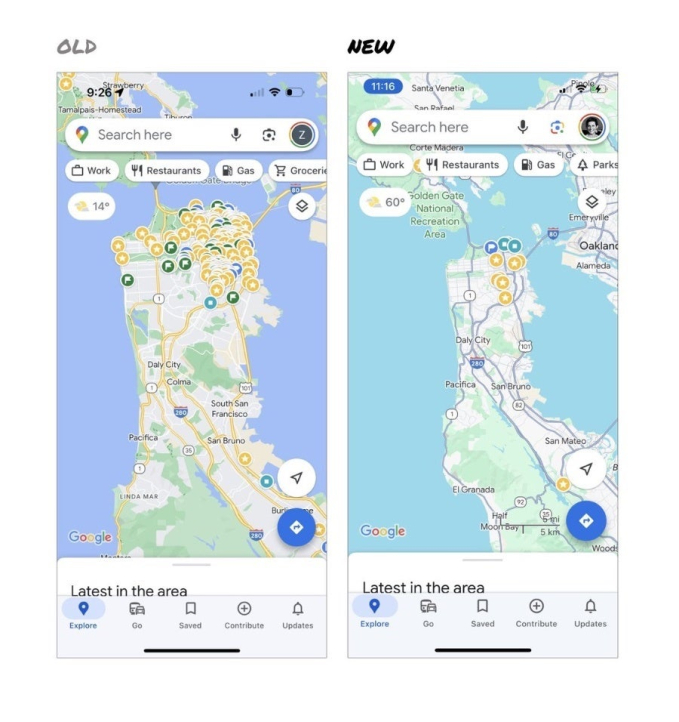 So sánh màu sắc của Google Maps cũ và mới, nhiều người dùng phẫn nộ vì đường đi khó nhìn hơn rất nhiều