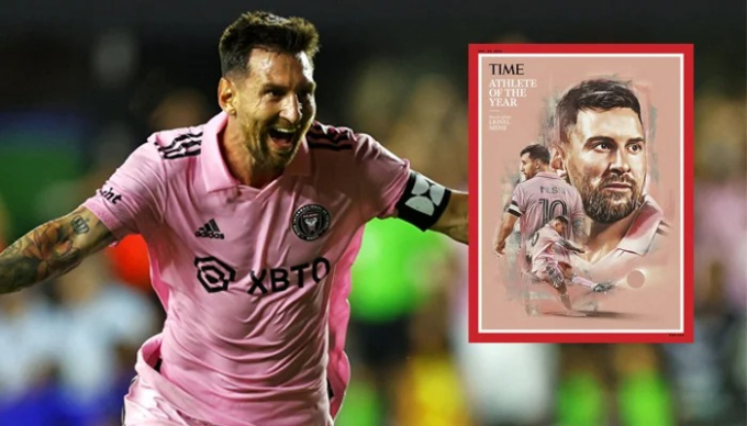 Messi vừa được tạp chí Time vinh danh