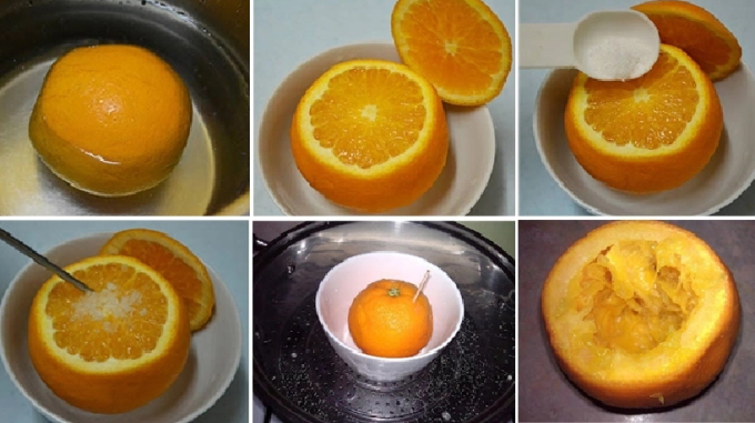   Cách làm cam hấp muối rất đơn giản (Ảnh minh họa)  