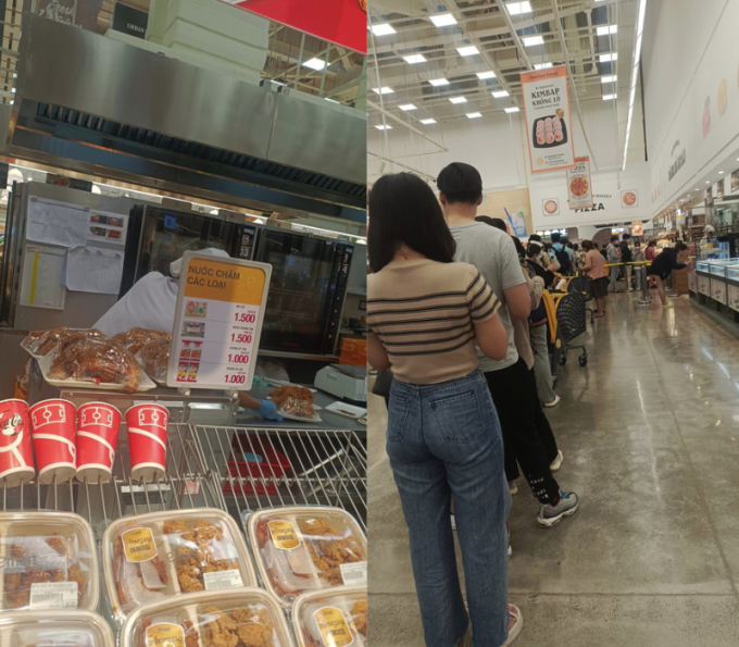 Món gà chiên nguyên con ở Emart Phan Huy Ích có gì đặc biệt mà phải xếp hàng cả giờ đồng hồ để mua?