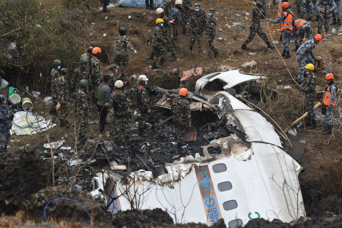 Vụ tai nạn hàng không thảm khốc tại Nepal đã khiến cho 72 người thiệt mạng thương tâm
