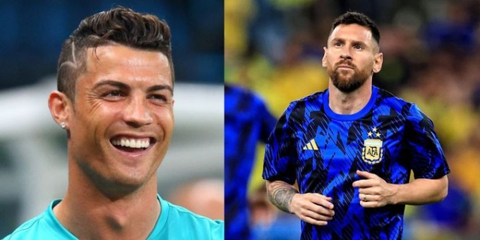 Ronaldo từng tương tác vào bài đăng khác liên quan đến Messi hồi tháng 10