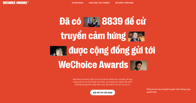 Chỉ còn 2 ngày trước khi cổng đề cử WeChoice Awards 2023 đóng lại: Bạn đã kịp vinh danh điều xứng đáng?