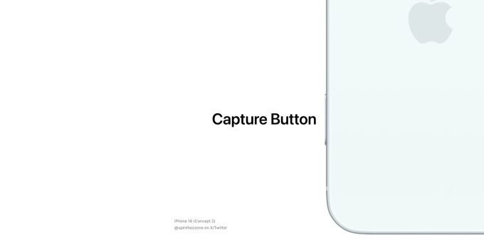   Một trong những nâng cấp được đồn đoán trên iPhone 16 thời gian gia là nút Capture mới. Nút bấm mang tính cách mạng này sẽ trông giống với nút Tác vụ (Action) nhưng nằm ở nửa dưới cạnh phải. Theo MacRumors, khi truy cập camera thông qua phím Capture Button, máy sẽ lập tức chuyển đến chế độ quay video. Tính năng mới được kỳ vọng sẽ thúc đẩy người dùng sử dụng chế độ quay nhiều hơn, đặc biệt là tính năng quay video không gian trên iPhone, từ đó mở rộng kho nội dung cho Apple Vision Pro  