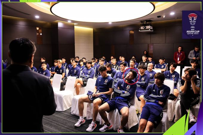 Trong một buổi họp trước thềm Asian Cup 2023, Sugawara bị cho đã ngủ gật. Ảnh: AFC