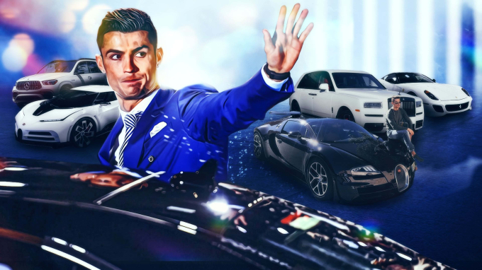 Ronaldo sở hữu bộ sưu tập xe hơi cực khủng. Ảnh: Goal