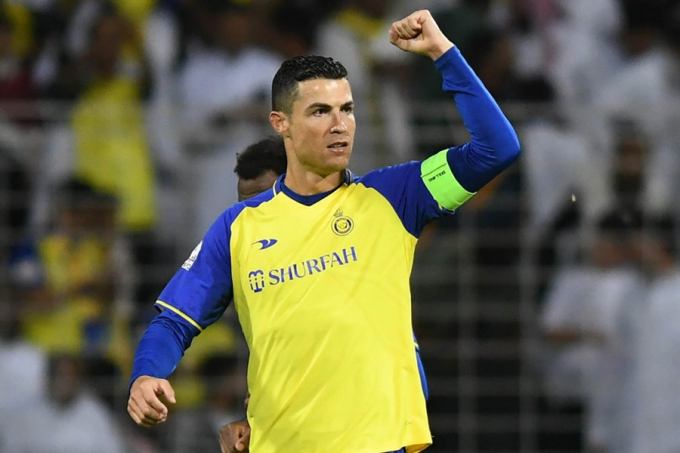 Ronaldo đang trình diễn phong độ cao trong màu áo Al Nassr. Ảnh: Getty