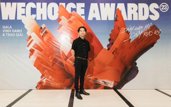 Vinh Trần tại đêm Gala WeChoice Awards 2023