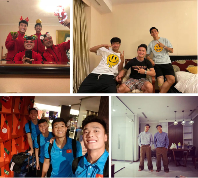 Hội bạn thân là cầu thủ đã gắn bó với nhau từ thời U19 Việt Nam 