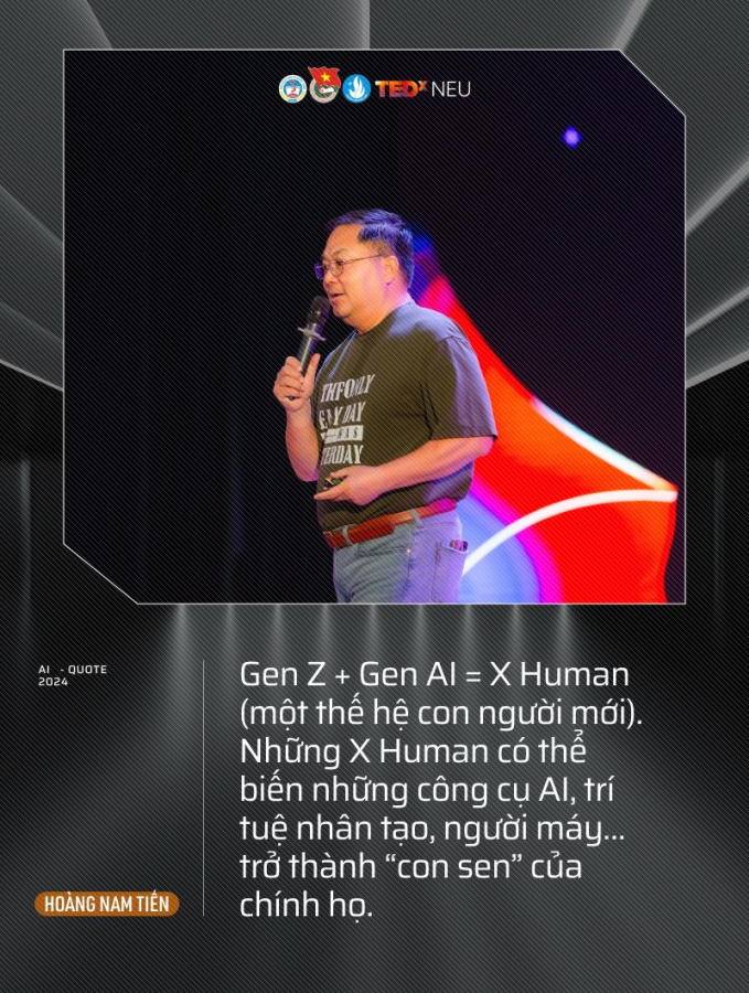 Gặp nhau đầu năm với sếp Hoàng Nam Tiến: Gen Z + Gen AI = X Human - một thế hệ CON NGƯỜI MỚI!