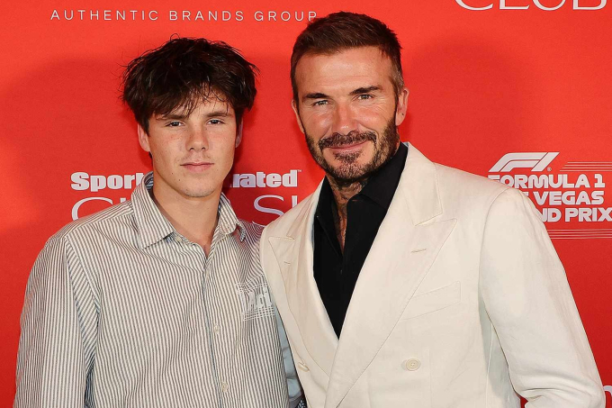 Cruz và người cha nổi tiếng David Beckham