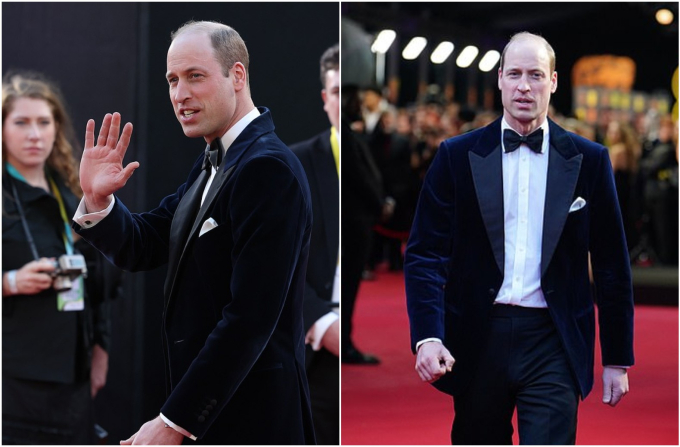 William xuất hiện bảnh bao trong bộ vest đen tại Lễ trao giải BAFTA