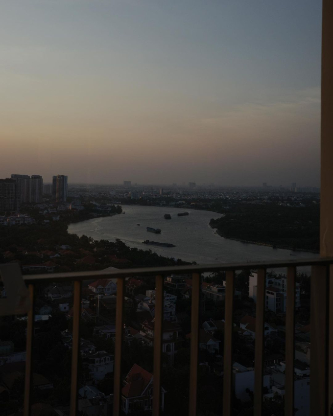 View nhìn ra sông Sài Gòn