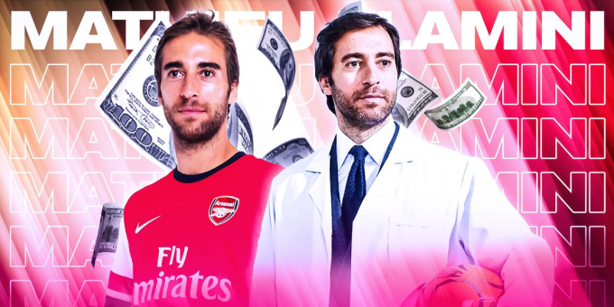 Flamini được cho là cầu thủ giàu nhất thế giới hiện tại