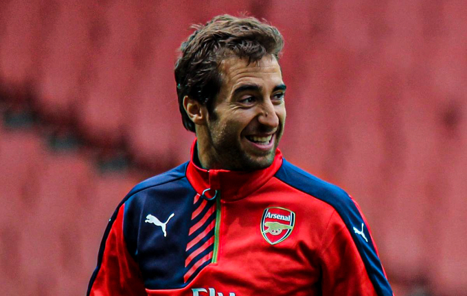 Flamini thời còn thi đấu cho Arsenal