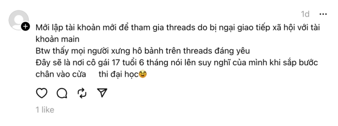 Ngại xài các loại MXH khác nhưng Threads thì không