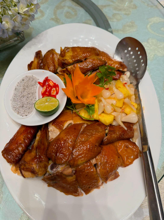 Một món ăn dự kiến trong cỗ cưới của Quang Hải và Chu Thanh Huyền (Ảnh: FBNV)