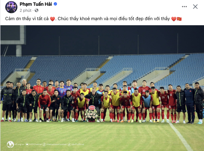 Phạm Tuấn Hải cũng chấn thương đen đủi và lỡ trận đấu cuối của HLV Troussier cùng ĐT Việt Nam