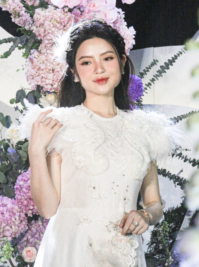 Cô dâu Chu Thanh Huyền trong ngày cưới 