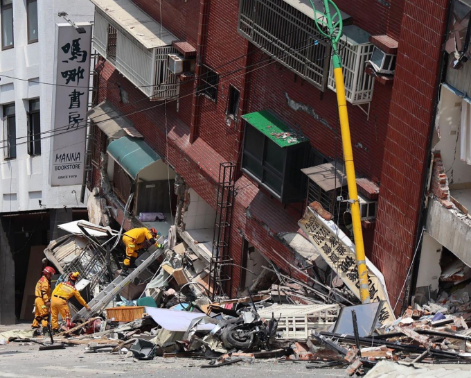 Trận động đất kinh hoàng hôm 03/04 gây ra thiệt hại nặng nề về người và của tại Đài Loan 