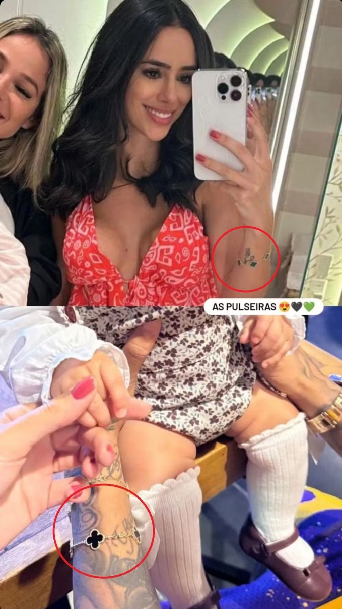 Mới đây, Neymar và bạn gái cũ bị phát hiện đeo vòng đôi 