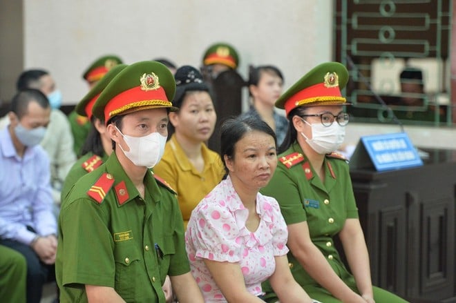Bị cáo Trần Thị Hiền (Ảnh: An ninh thủ đô)