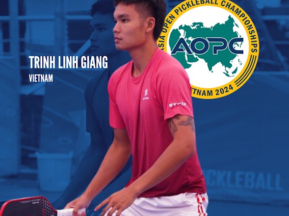 VĐV Trịnh Linh giang sẽ tham dự giải Pickleball châu Á mở rộng 2024