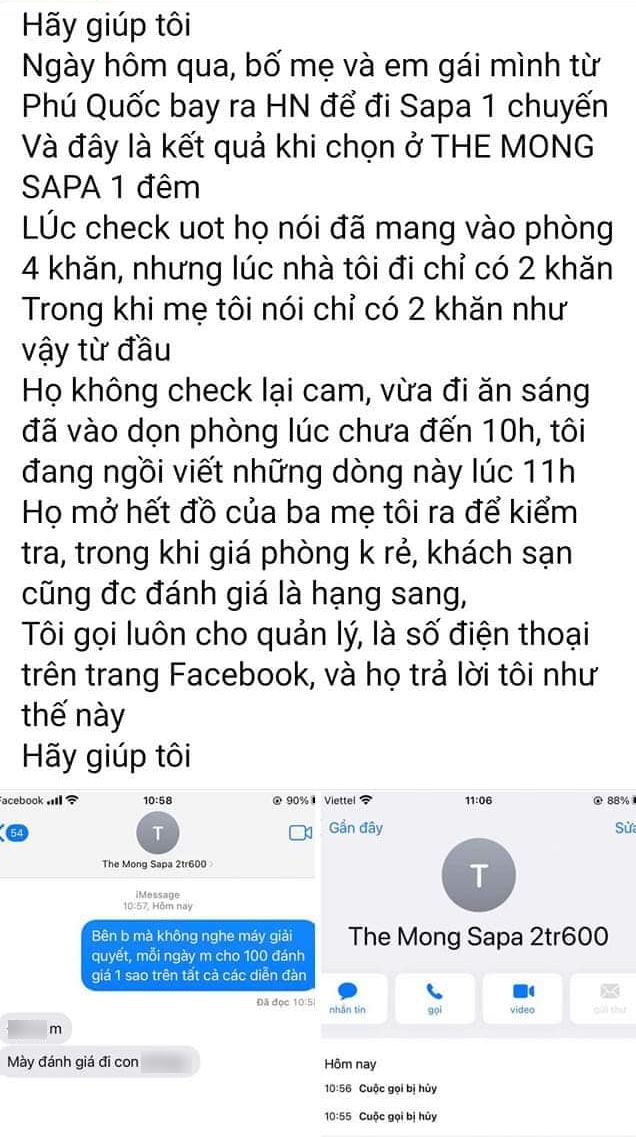 Nội dung bài đăng phốt (Ảnh chụp màn hình)