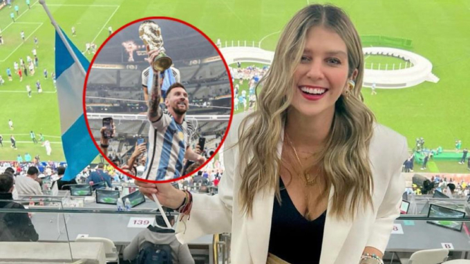 Nữ phóng viên Andrea thừa nhận đã không giữ được bình tĩnh khi có cơ hội phỏng vấn Messi