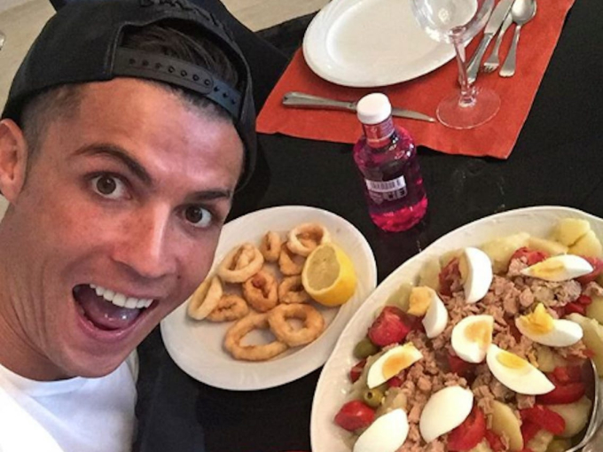 Ronaldo nổi tiếng là người có chế độ sinh hoạt khắc khe