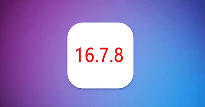 Apple đã phát hành iOS 16.7.8 với mục đích vá lỗ hổng bảo mật trên các dòng iPhone cũ
