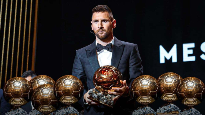 Messi giành 8 Quả bóng vàng trong sự nghiệp