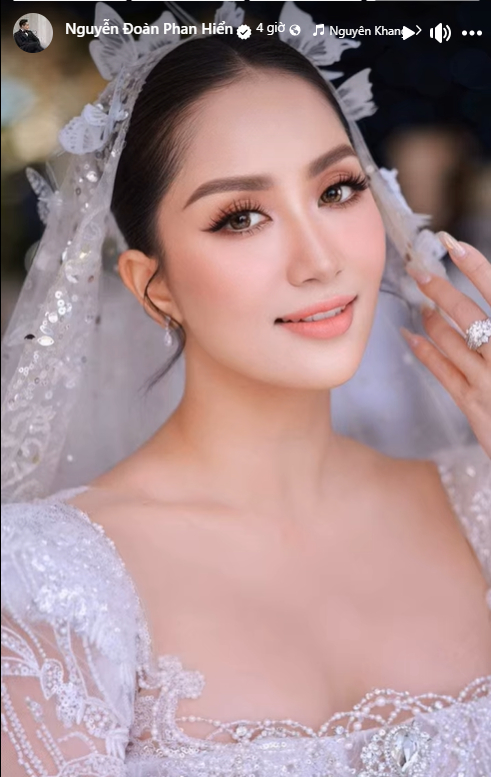 Phan Hiển đăng lại ảnh cưới của Khánh Thi
