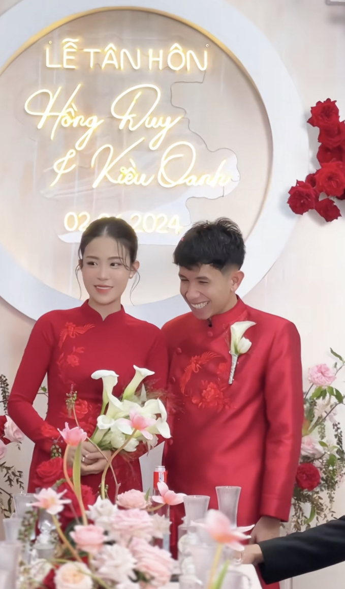 Lễ tân hôn diễn ra ở nhà trai tại Bình Phước