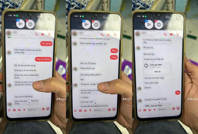 Loạt tin nhắn hé lộ nguyên nhân cô gái bị bạn trai hành hung phải khâu 1