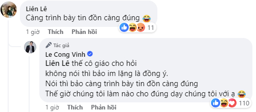 Công Vinh đáp trả bình luận của dân mạng về tin đồn ly dị Thủy Tiên