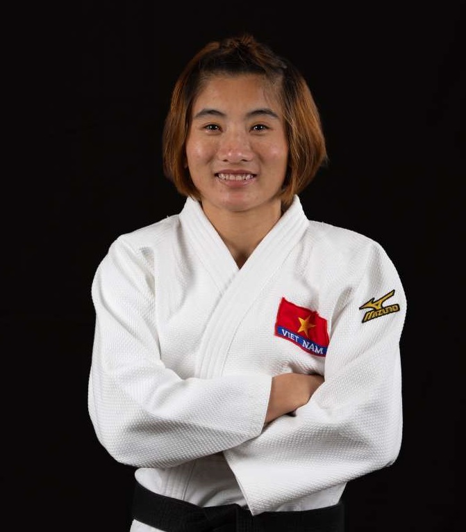 Hoàng Thị Tình sinh năm 1994, tham dự nội dung judo hạng cân 48kg nữ 