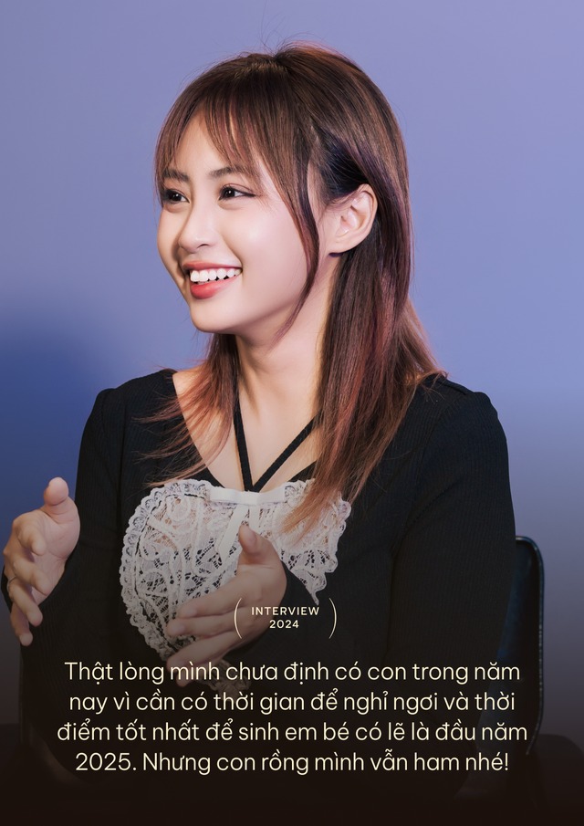 Chia sẻ của Minh Nghi về chuyện có con cách đây vài tháng