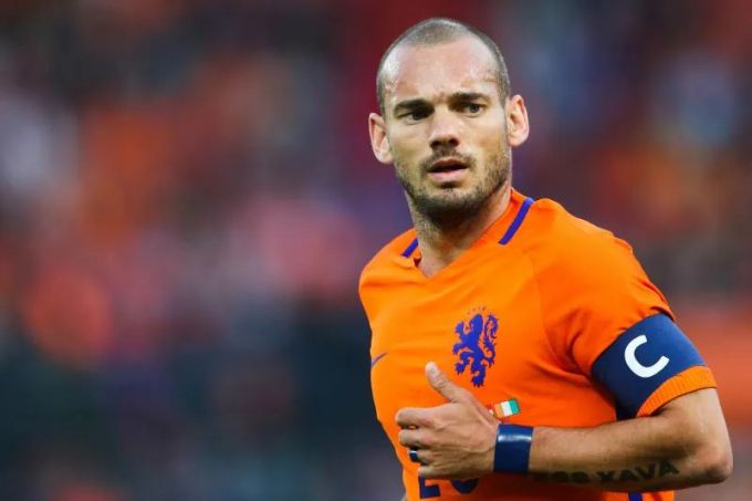 Tiền vệ người Hà Lan Wesley Sneijder 