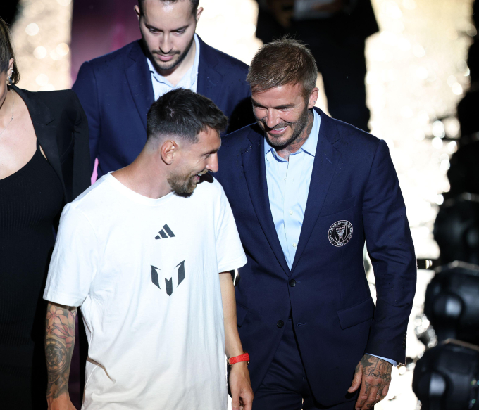 Messi hiện đầu quân cho đội bóng của Beckham