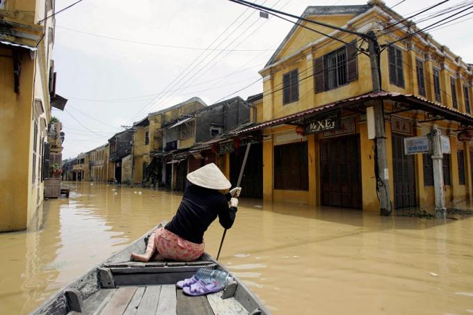 Hình ảnh Hội An sau cơn bão (Nguồn: AFP)