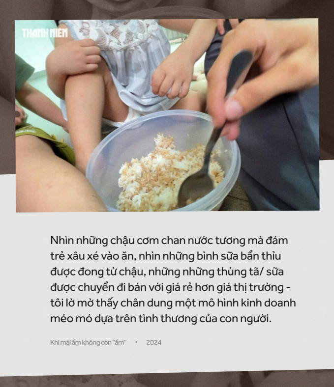 Những người lớn để lòng tham làm mờ nhân tính