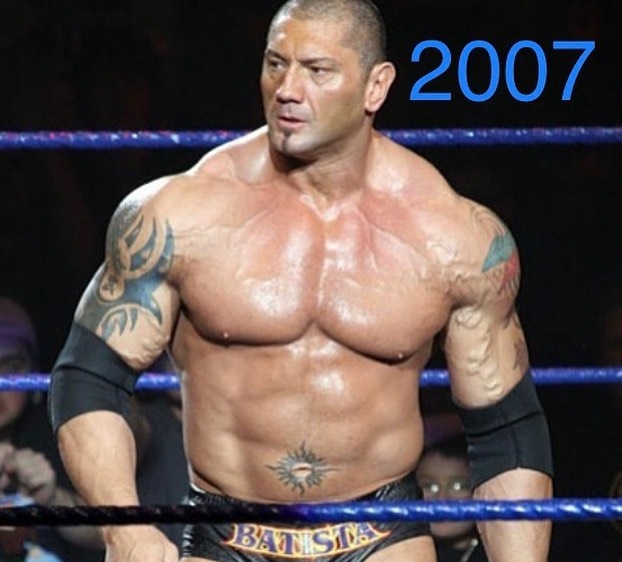 Dave Bautista từng nặng hơn 150 kg thời còn thi đấu chuyên nghiệp
