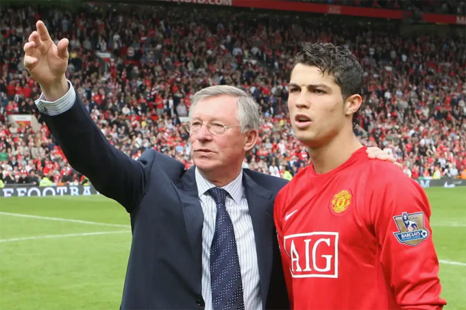 HLV Sir Alex và Ronaldo thời cả hai còn làm việc tại MU