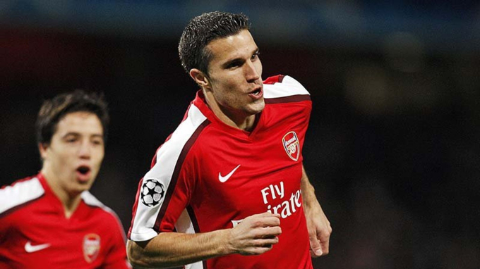 Hình ảnh thời trẻ của Van Persie