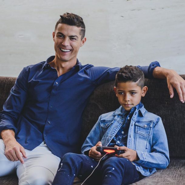 Ronaldo và cậu cả Ronaldo Jr